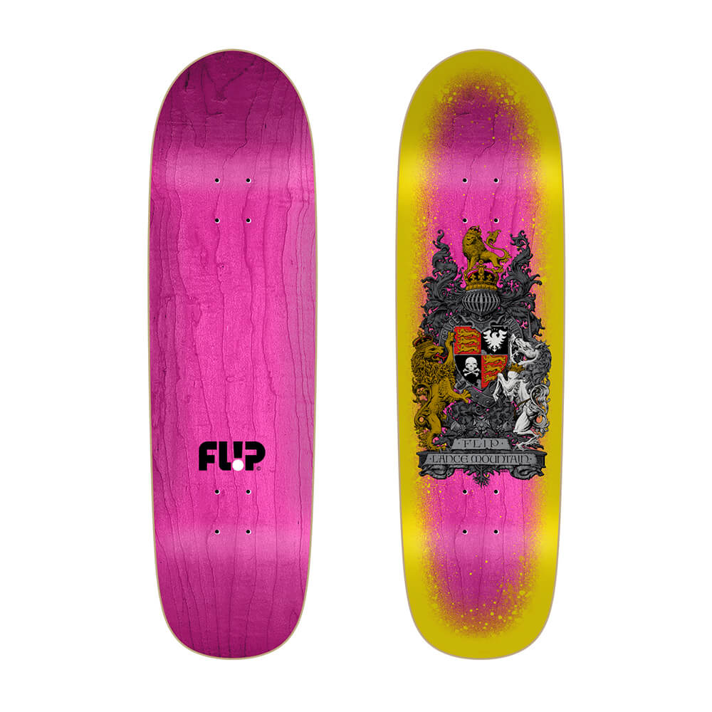 FLIP MOUNTAIN SPRAY CREST PINK SHAPED DECK 8.75