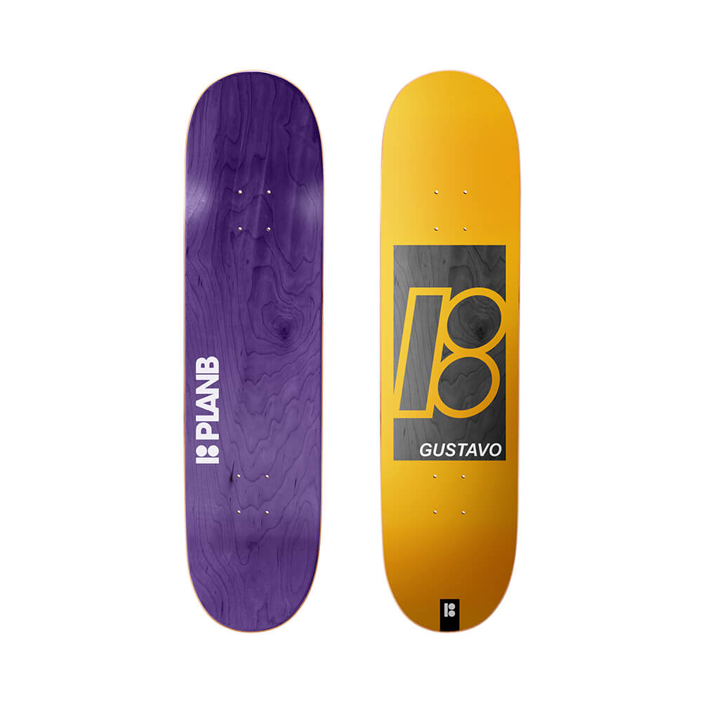 PLAN B GUSTAVO ENGRAINED DECK 8.0