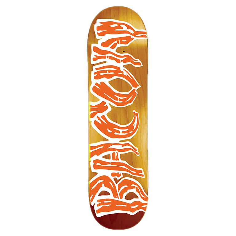 BACON TEAM ORANGE LOGO DECK 8.25