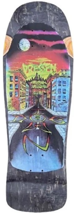 DOGTOWN ERIC DRESSEN STREET REISSUE SHAPED DECK 10.00 X 30.45