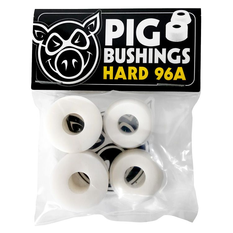 PIG BUSHINGS WHITE HARD 96A (4 PER PACK)