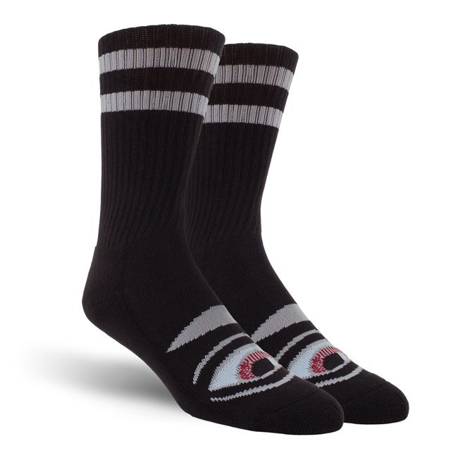 TOY MACHINE SECT EYE SOCKS BLACK