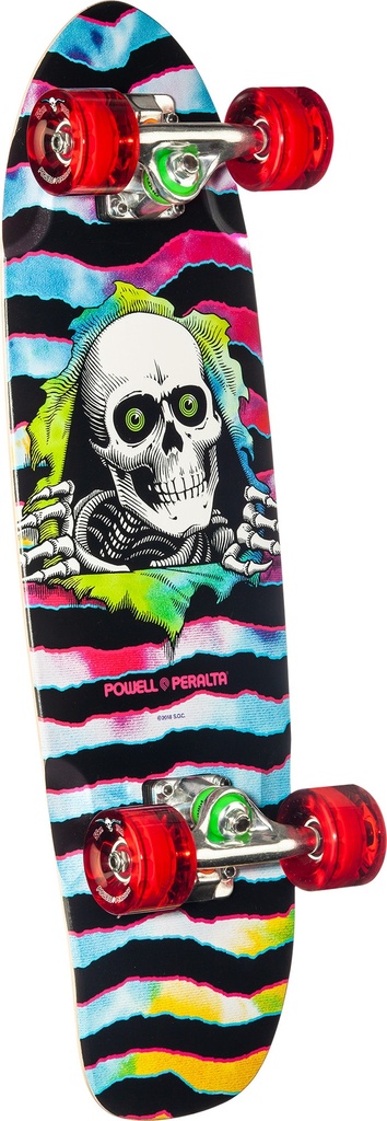 POWELL SIDEWALK SURFER TIE DYE RIPPER COMPLETE 7.75 X 27.20