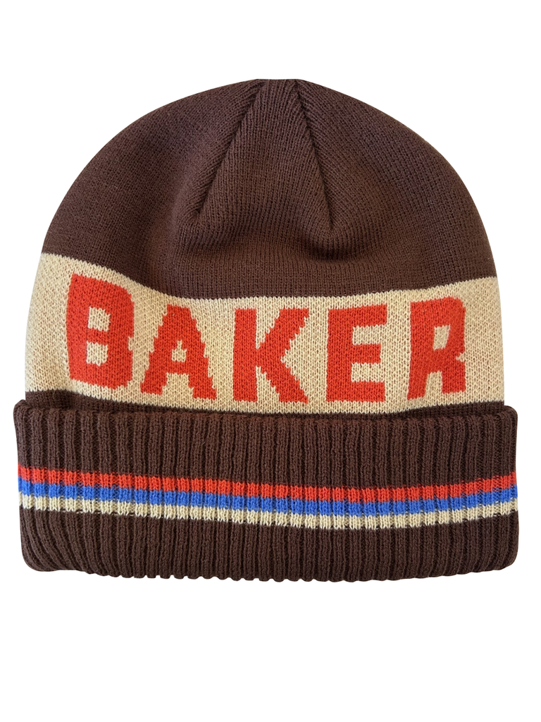 BAKER OLYMPIAN BEANIE DARK BROWN