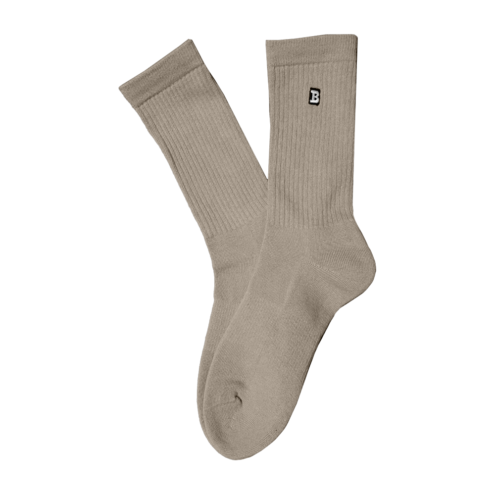 BAKER CAPITAL B SOCKS CREAM OFF WHITE