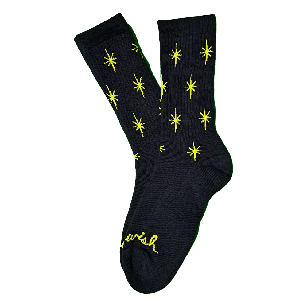 DEATHWISH BLISTER IN THE SUN SOCKS BLACK