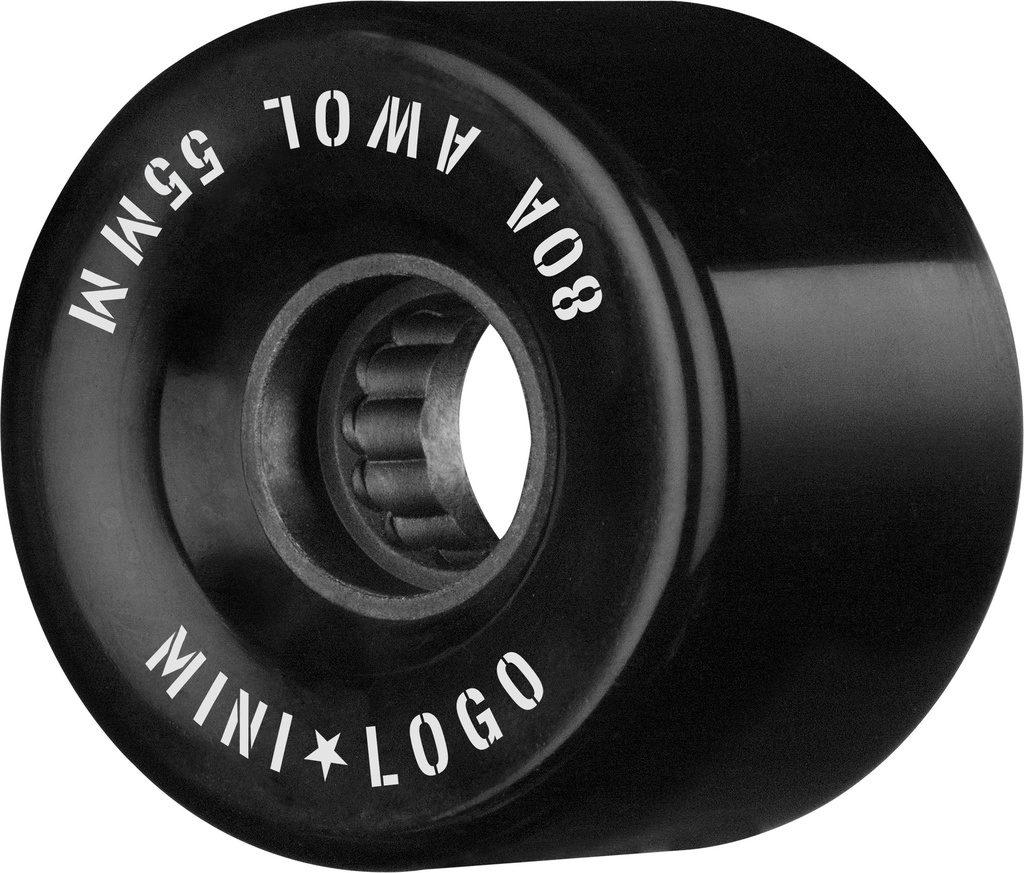 MINI LOGO A.W.O.L. BLACK 55MM 80A (Set of 4)