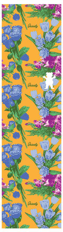 GRIZZLY 9" GIVE EM FLOWERS GOLD PERFORATED SHEET