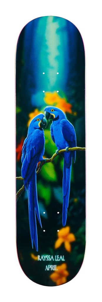 APRIL RAYSSA LEAL BLUE MACAW DECK 8.25