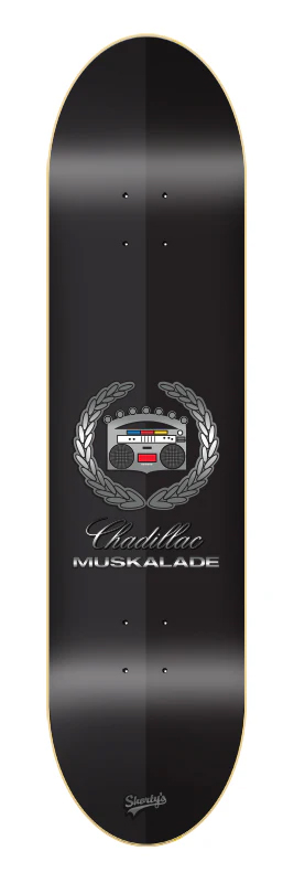 SHORTY'S MUSKA CHADILLAC MUSKALADE BLACK DECK 8.25