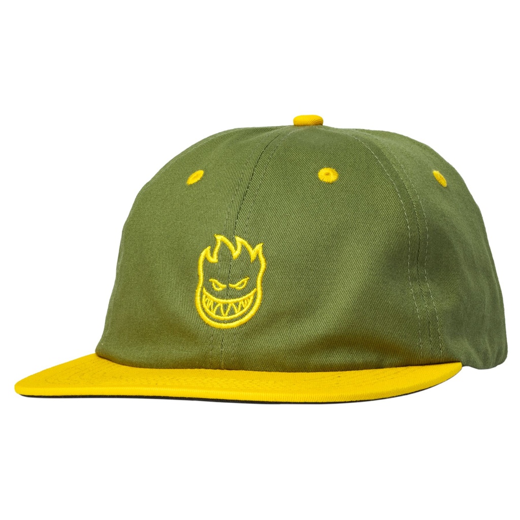 SPITFIRE LIL BIGHEAD STRAPBACK HAT OLIVE/GOLD