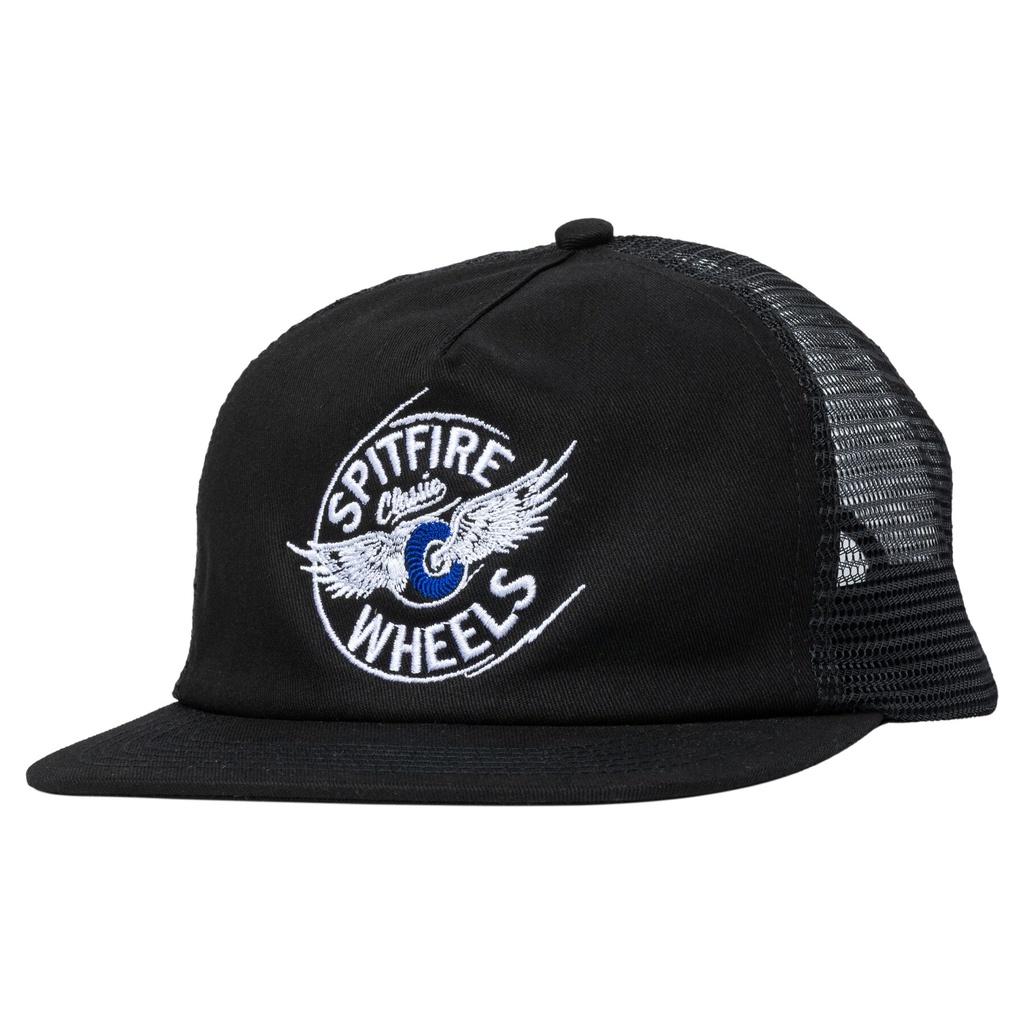 SPITFIRE FLYING CLASSIC SNAPBACK HAT BLACK