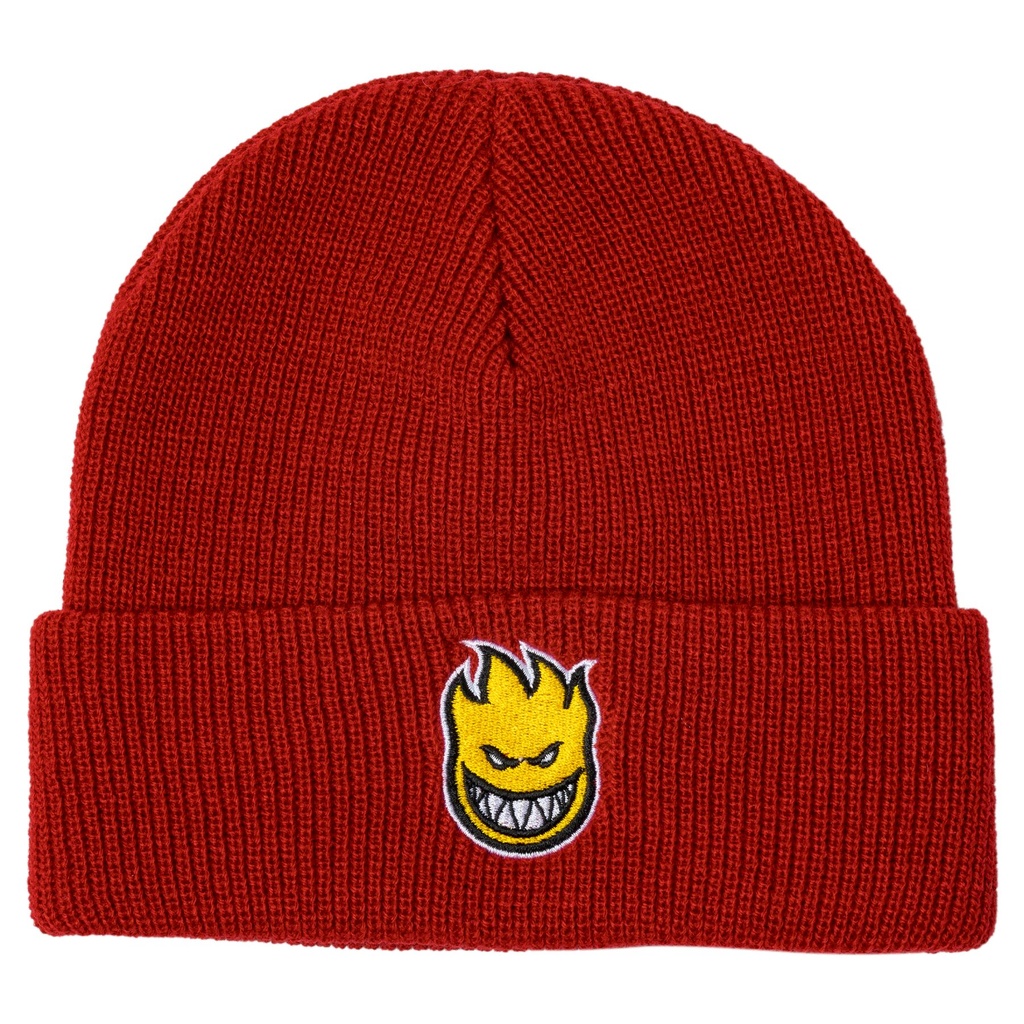 SPITFIRE BIGHEAD FILL CUFF BEANIE DARK RED/GOLD