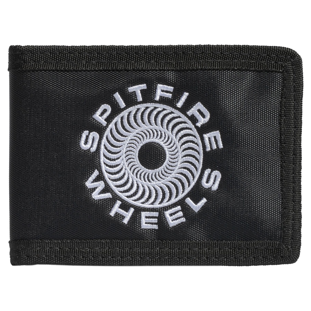 SPITFIRE CLASSIC 87 SWIRL BI FOLD WALLET BLACK/WHITE