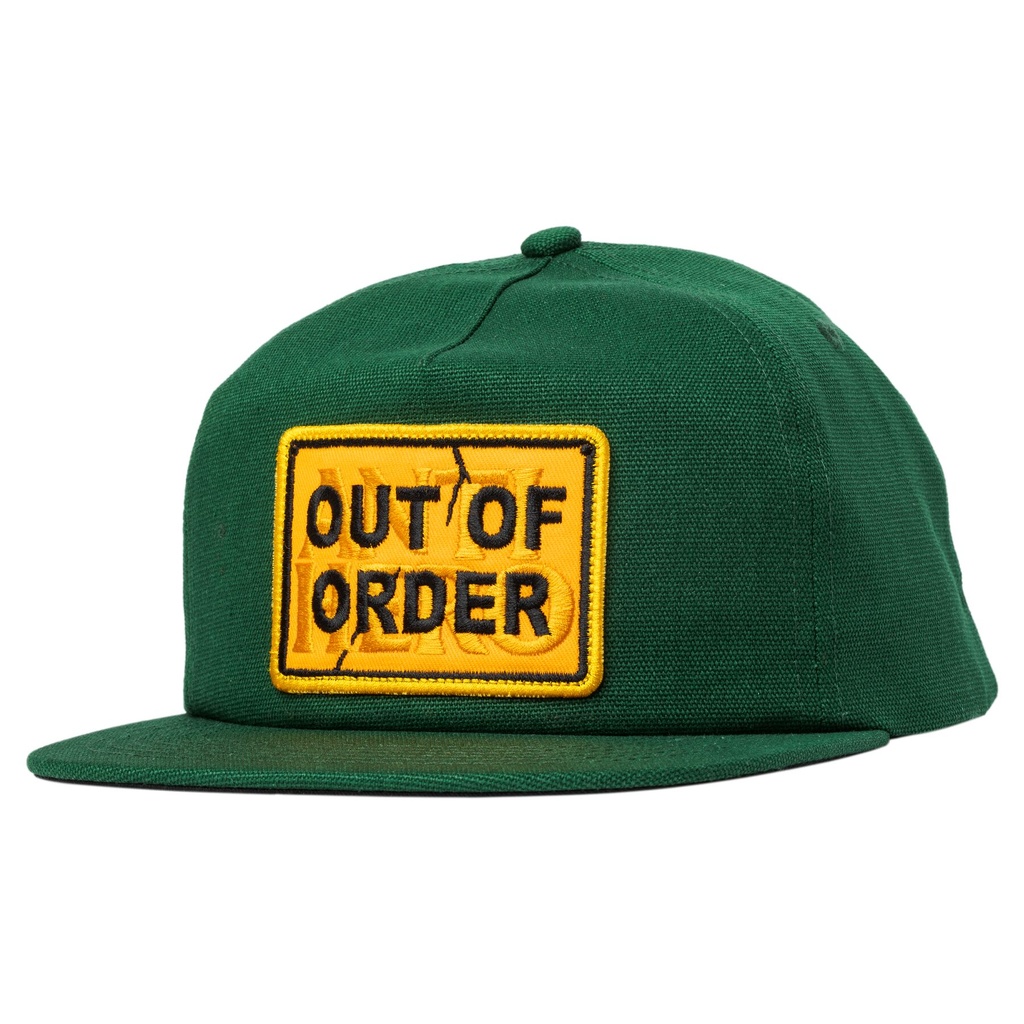 ANTI-HERO OUT OF ORDER SNAPBACK HAT FOREST GREEN