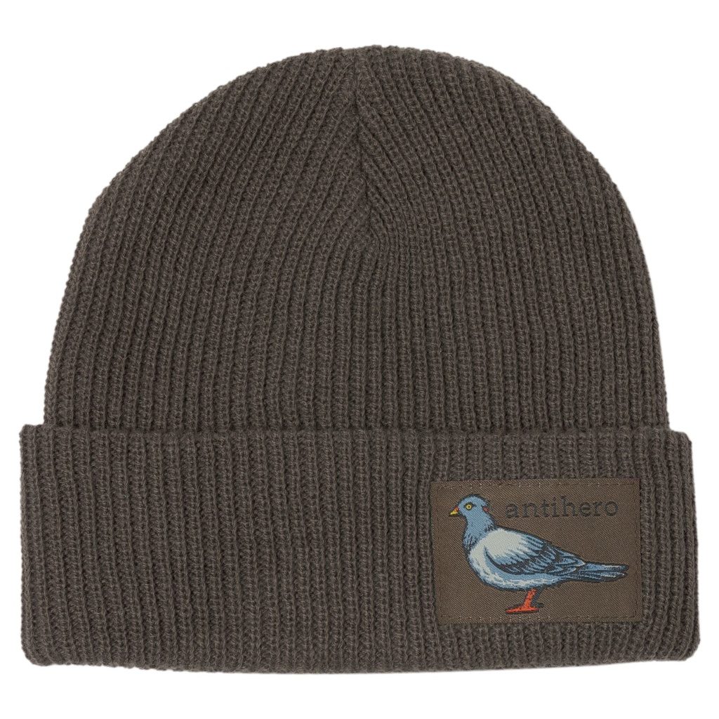 ANTI-HERO LIL PIGEON LABEL CUFF BEANIE BROWN