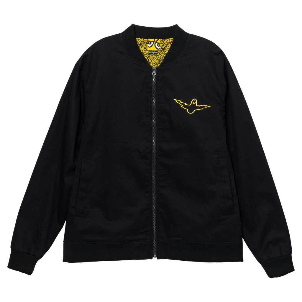 KROOKED BIRD LIGHTENING BLACK JACKET L