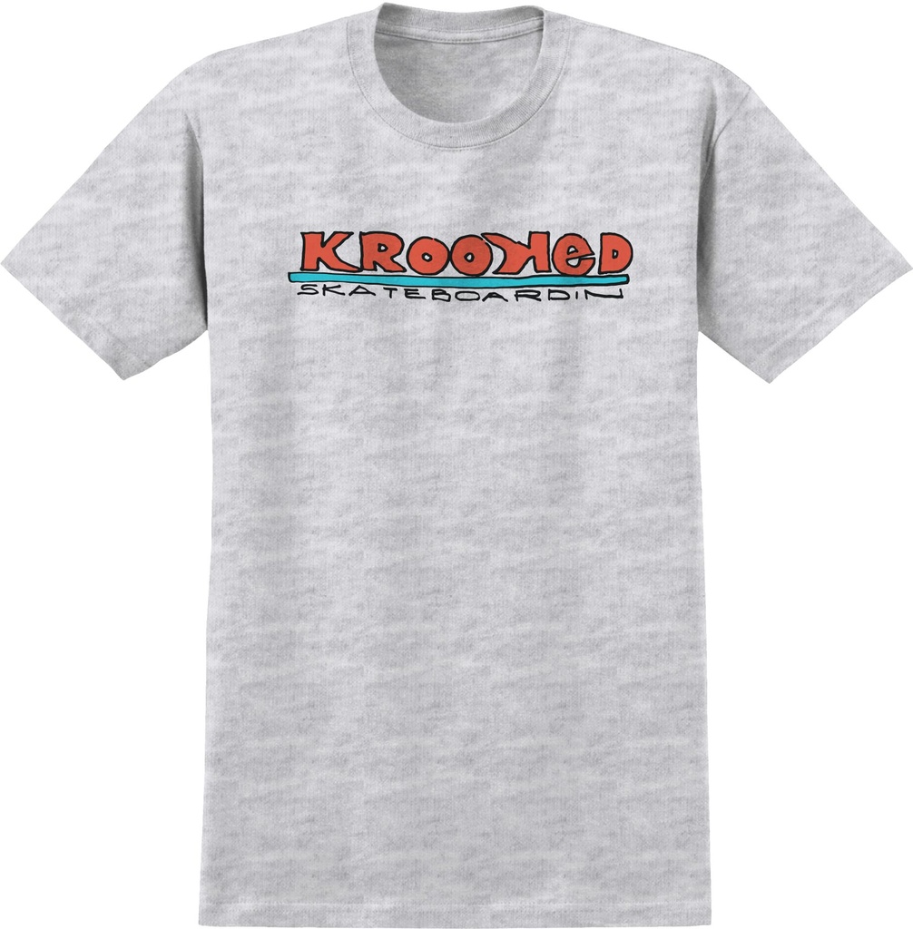 KROOKED SKATEBOARDING ASH SS M