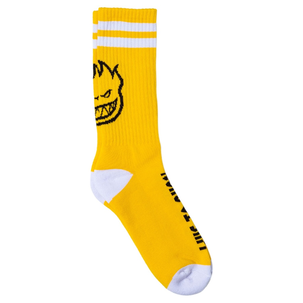 SPITFIRE HEADS UP SOCKS YELLOW/BLACK/WHITE