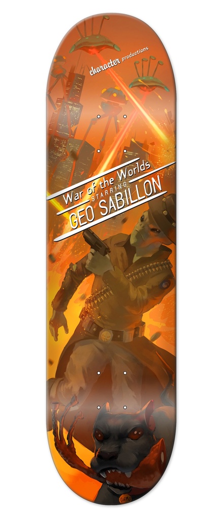 CHARACTER GEO SABILLON WAR DECK 8.25