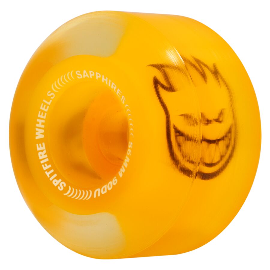 SPITFIRE SAPPHIRE CONICAL FULL NEON ORANGE 56MM 90D (Set of 4)