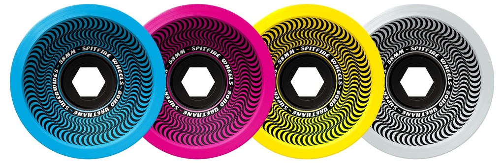 SPITFIRE 80HD SUPERWIDES CMYK 58MM (Set of 4)