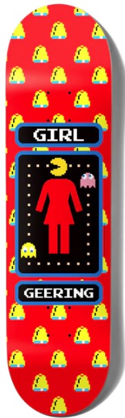 GIRL GEERING PAC-MAN DECK 8.0