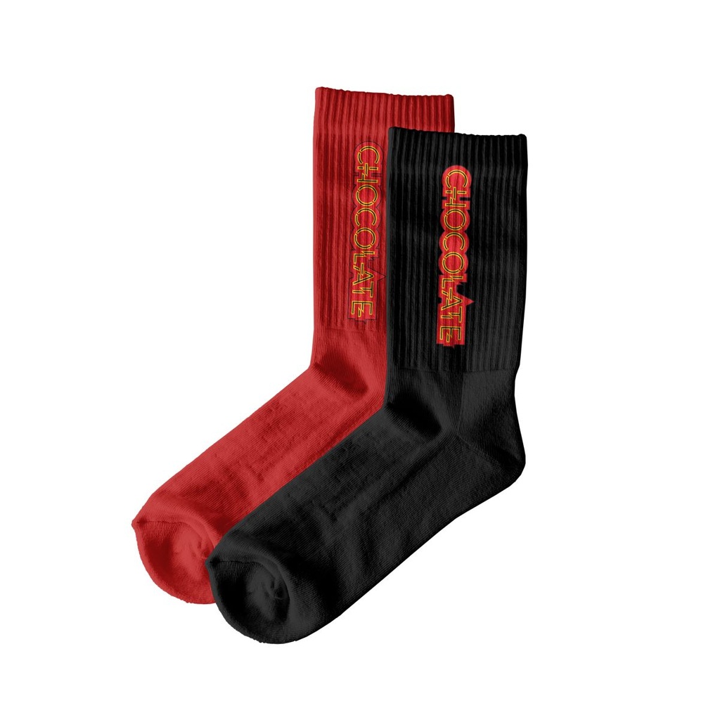 CHOCOLATE PARLIAMENT SOCKS RED