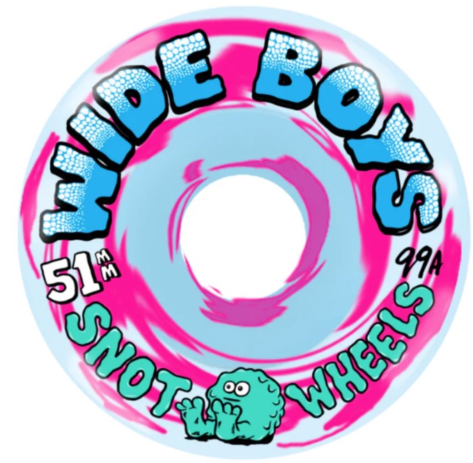 SNOT WIDE BOYS ICE/PINK SWIRL 51MM 99A (Set of 4)