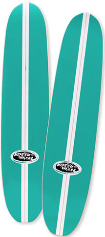 THE HEATED WHEEL POLARIZER BAJA AQUA DECK 6.00 X 27.50