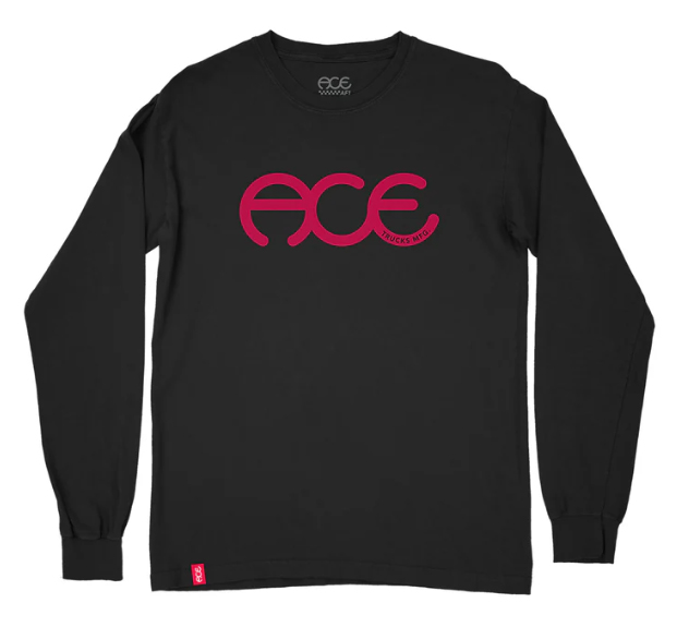 ACE RINGS BLACK/RED LS M