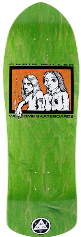 WELCOME MILLER COUPLE ON CROSSBONE DECK 10.00 X 30.00