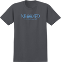 KROOKED KROOKED EYES CHARCOAL/BLUE SS M