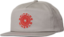 SPITFIRE CLASSIC 87 SWIRL SNAPBACK HAT SILVER/RED