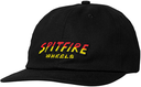 SPITFIRE HELL HOUND SCRIPT STRAPBACK HAT BLACK