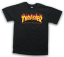 THRASHER FLAME BLACK SS XXL