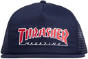 THRASHER EMBROIDERED OUTLINED MESH HAT NAVY