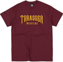 THRASHER LOW LOW LOGO MAROON SS S