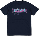 THRASHER VICE LOGO NAVY SS S