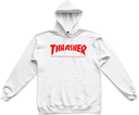 THRASHER SKATE MAG WHITE/RED HD/SWT M