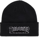 THRASHER OUTLINED LOGO BEANIE BLACK