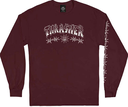 THRASHER BARBED WIRE MAROON LS M