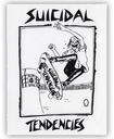 DOGTOWN LANCE MOUNTAIN SUICIDAL SKATER STICKER WHITE