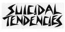 DOGTOWN SUICIDAL TENDENCIES LOGO WHITE 6.5" STICKER