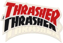 THRASHER DIE CUT LOGO STICKER