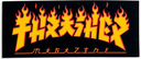 THRASHER GODZILLA FLAME STICKER