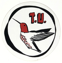 TRANSPORTATION UNIT HUMMINGBIRD STICKER