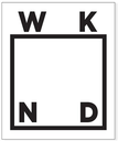 WKND LOGO STICKER BLACK