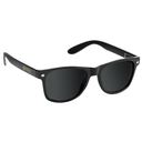 GLASSY LEONARD BLACK POLARIZED SUNGLASSES