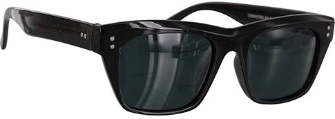 GLASSY SANTOS BLACK POLARIZED SUNGLASSES